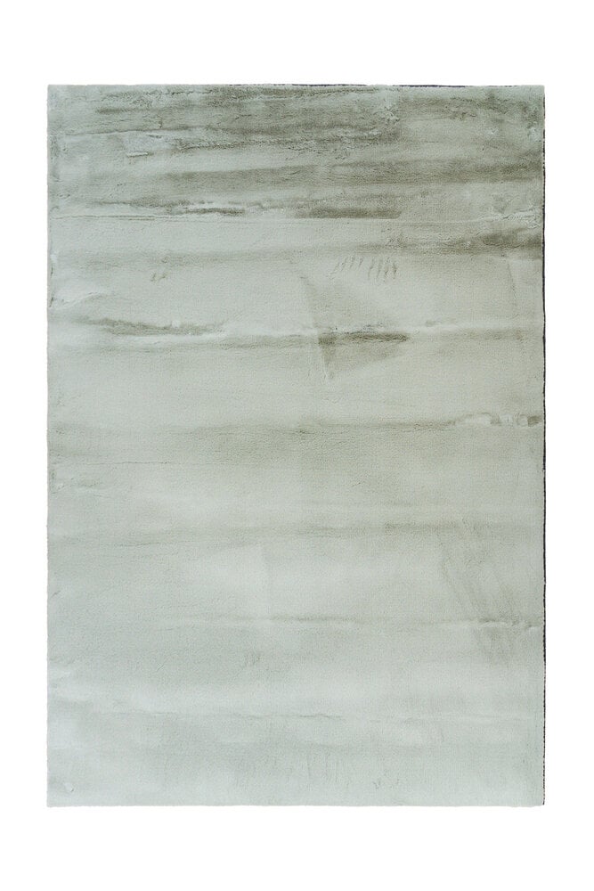 Flycarpets Comfy Vicenza Vloerkleed - Zacht Hoogpolig - Zilver / Naturel