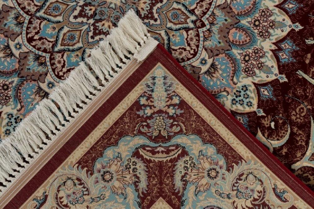 Flycarpets Darius Vloerkleed - Medaillon Oosters Klassiek Perzisch Design - Rood