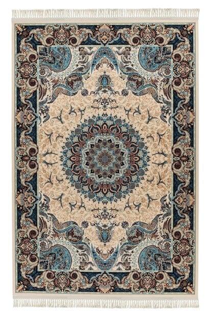 flycarpets Darius vloerkleed - Medaillon Oosters Klassiek Perzisch Design - Crème