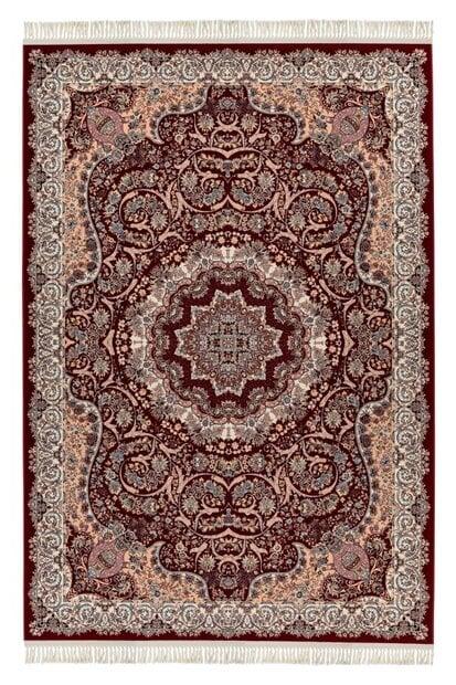 flycarpets Darius vloerkleed - Medaillon Oosters Klassiek Perzisch Design - Rood