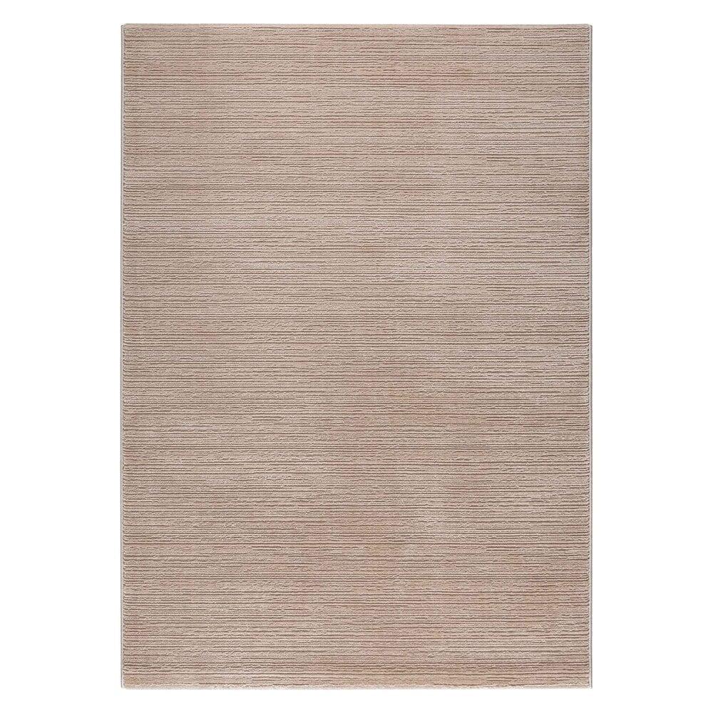 Flycarpets Eleganza Vloerkleed - Gestreept Modern Laagpolig - Beige