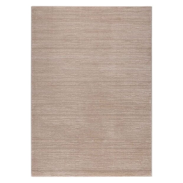 flycarpets Eleganza vloerkleed - Gestreept Modern Laagpolig - Beige