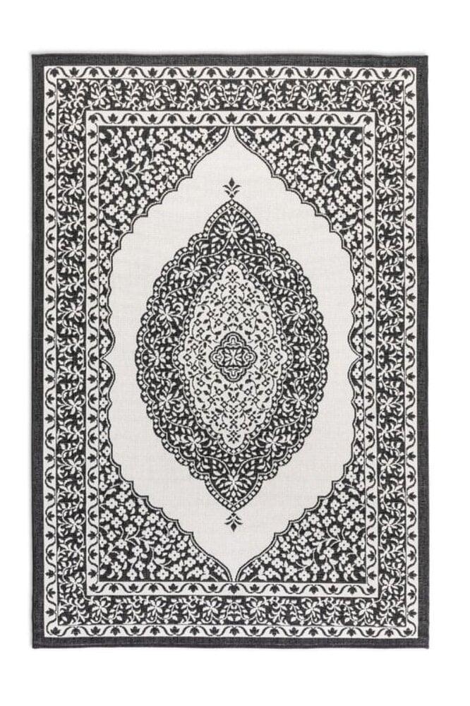 Flycarpets Elle Decoration - Binnen & Buitenkleed - Omkeerbaar - Meekly - Zwart