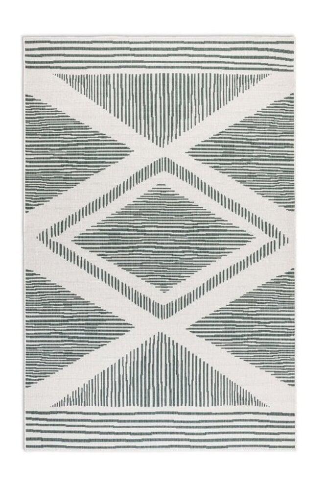 Flycarpets Elle Decoration - Binnen & Buitenkleed - Omkeerbaar - Rhombus - Groen