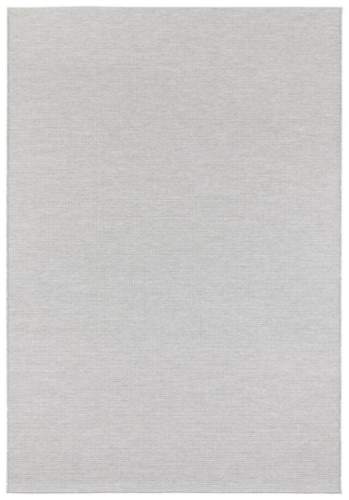 Flycarpets Elle Decoration - Binnen & Buitenkleed - Secret - Laagpolig - Lichtgrijs / Zilver