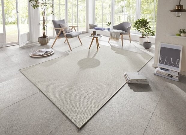 flycarpets Elle Decoration - Binnen & Buitenkleed - Secret - Laagpolig - Beige / Taupe