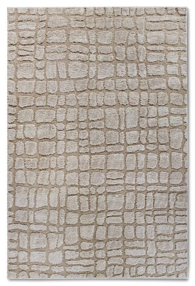 Flycarpets Elle Decoration - Gallery - Hoogpolig Vloerkleed - Artistique - Beige