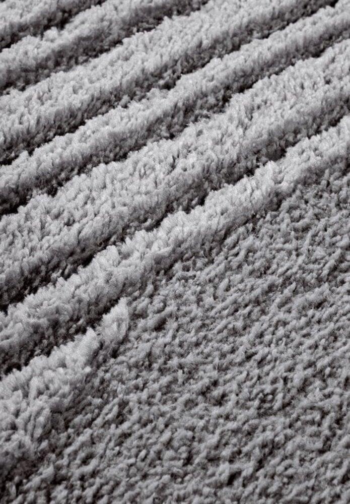 Flycarpets Elle Decoration - Gallery - Hoogpolig Vloerkleed - Bartoux - Lichtgrijs