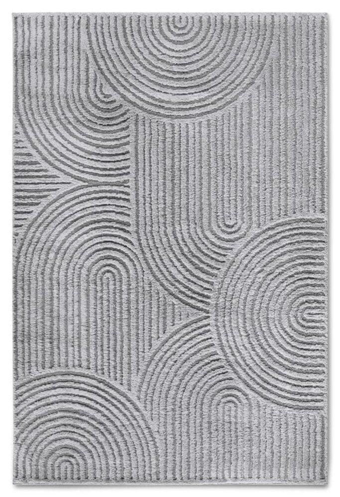 Flycarpets Elle Decoration - Gallery - Hoogpolig Vloerkleed - Chappe - Lichtgrijs