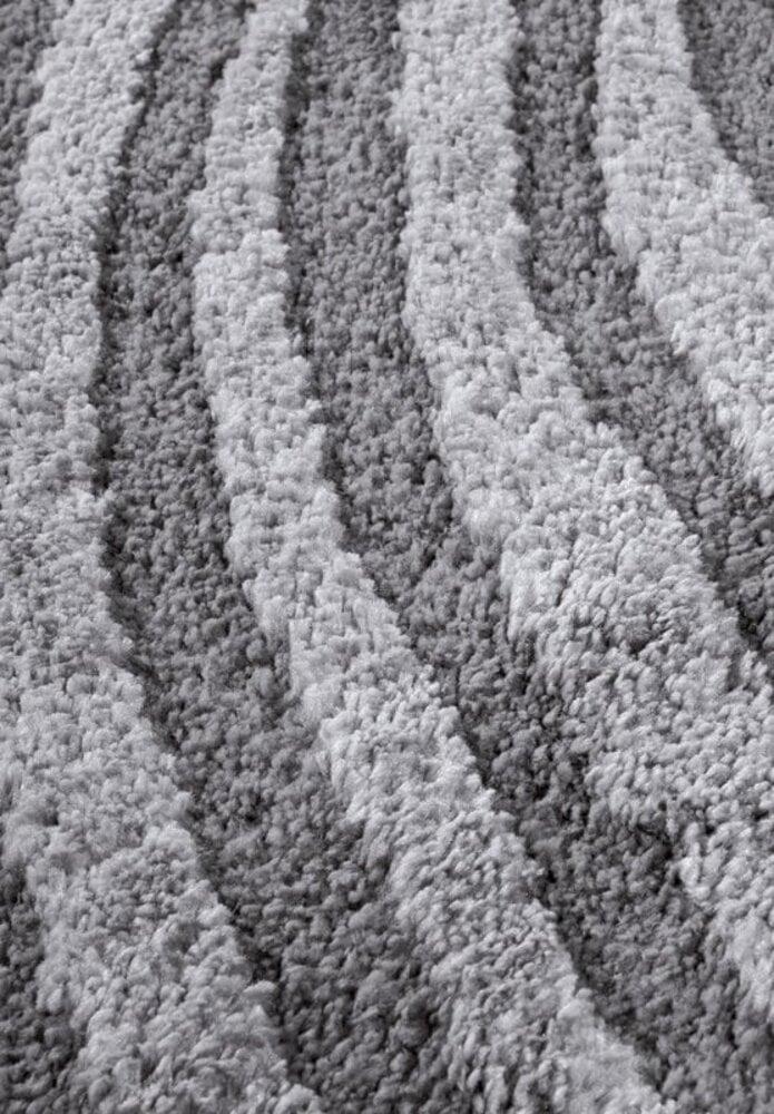 Flycarpets Elle Decoration - Gallery - Hoogpolig Vloerkleed - Pigment - Lichtgrijs