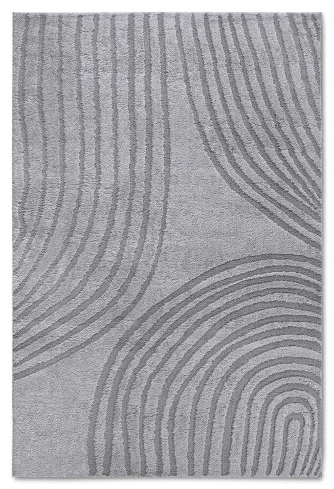 Flycarpets Elle Decoration - Gallery - Hoogpolig Vloerkleed - Pigment - Lichtgrijs