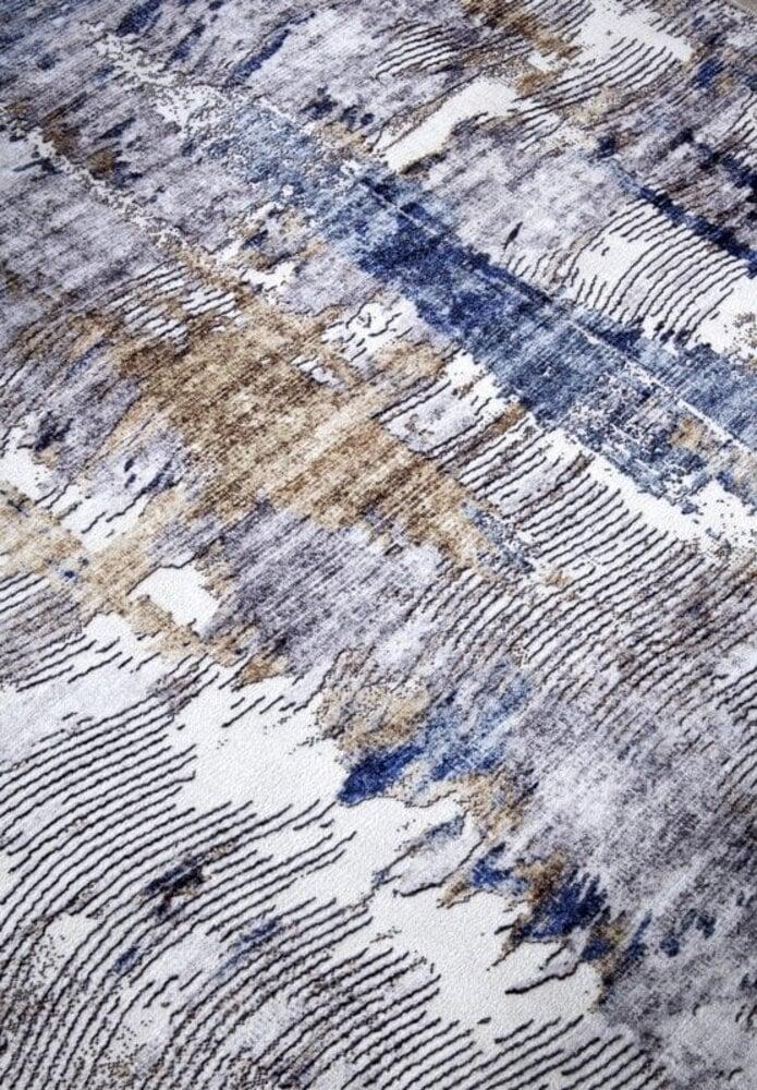 Flycarpets Elle Decoration - Imagination - Laagpolig Vloerkleed - Malard - Blauw / Beige