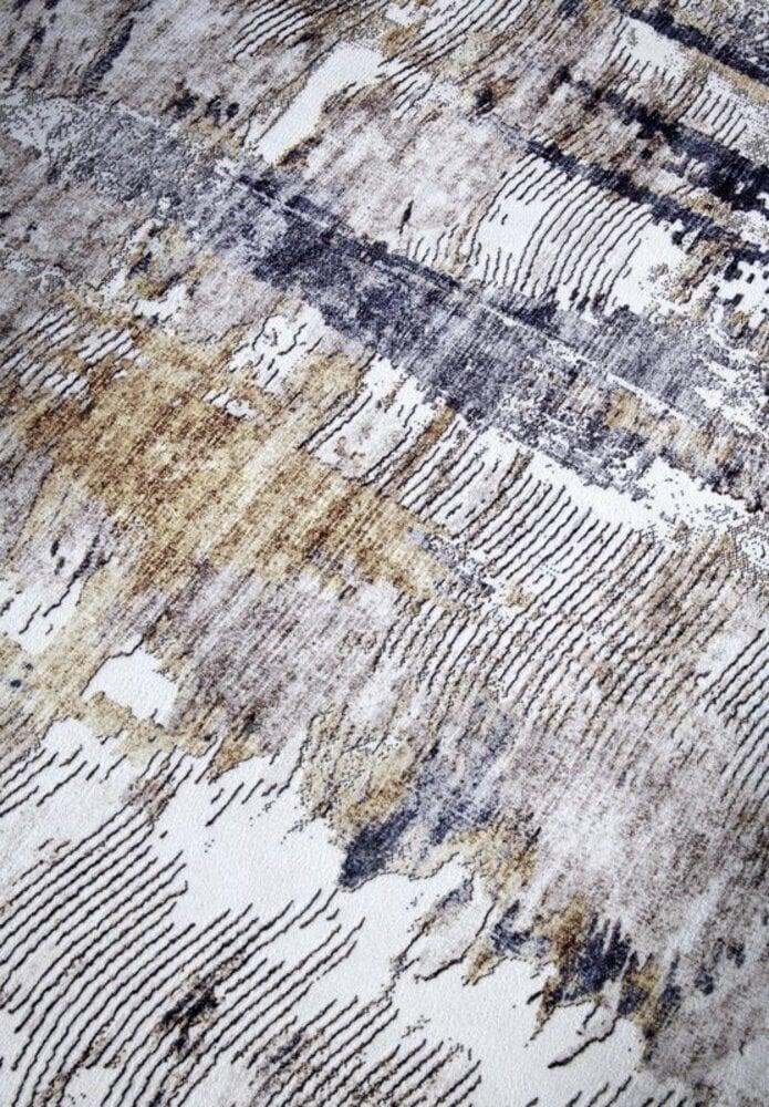 Flycarpets Elle Decoration - Imagination - Laagpolig Vloerkleed - Malard - Antraciet / Goud