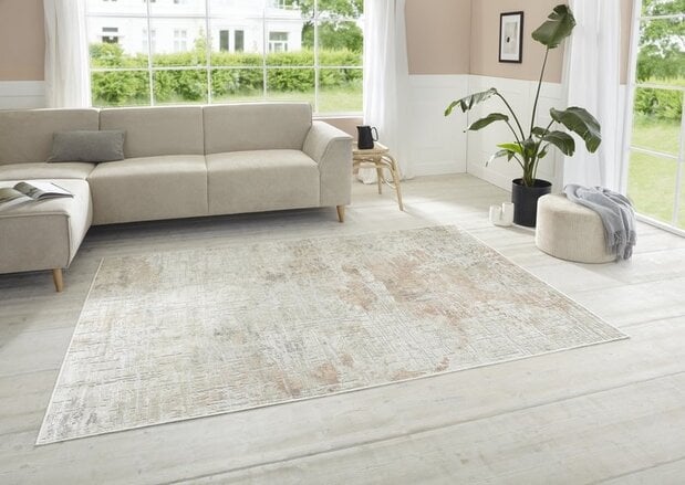 flycarpets Elle Decoration - Modern Design vloerkleed - Chameis - Beige / Peach