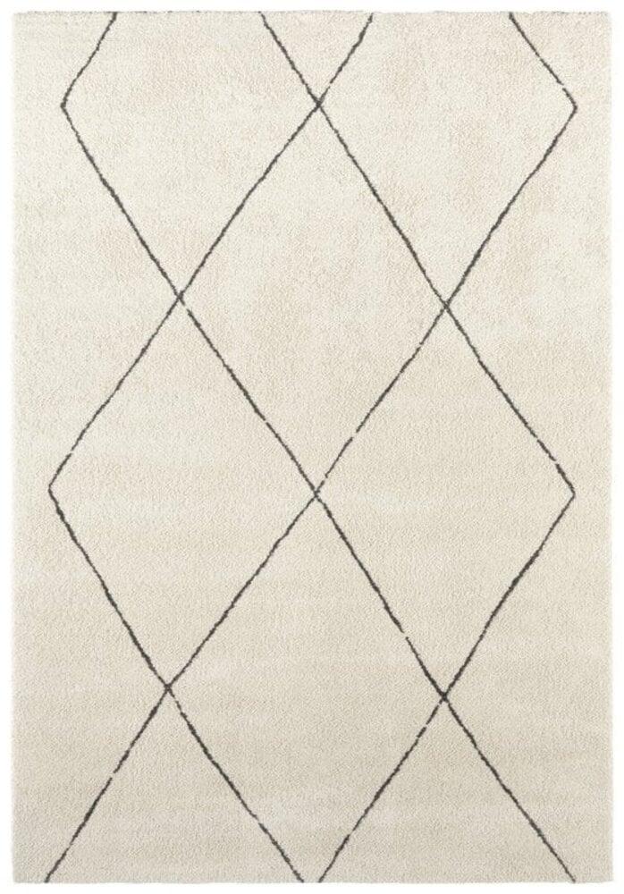 Flycarpets Elle Decoration - Modern Design Vloerkleed - Laagpolig - Geruit - Beige / Bruin