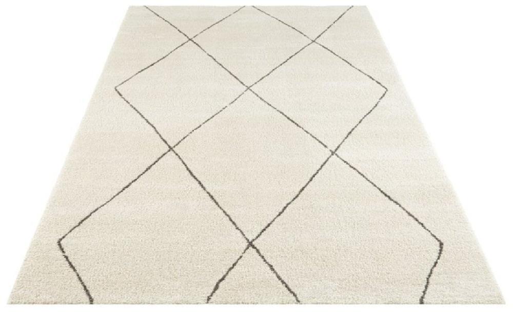 Flycarpets Elle Decoration - Modern Design Vloerkleed - Laagpolig - Geruit - Beige / Bruin