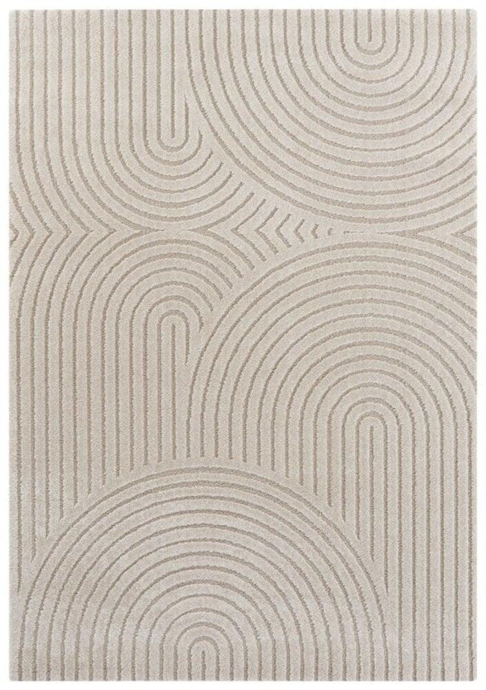 Flycarpets Elle Decoration - Modern Design Vloerkleed - Zacht Laagpolig - 3D Effect - Crème / Beige
