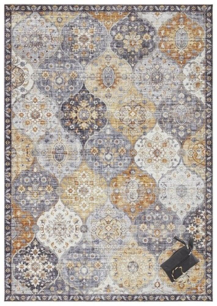 Flycarpets Elle Decoration - Vintage Vloerkleed - Ghom - Klassiek - Geel / Multi