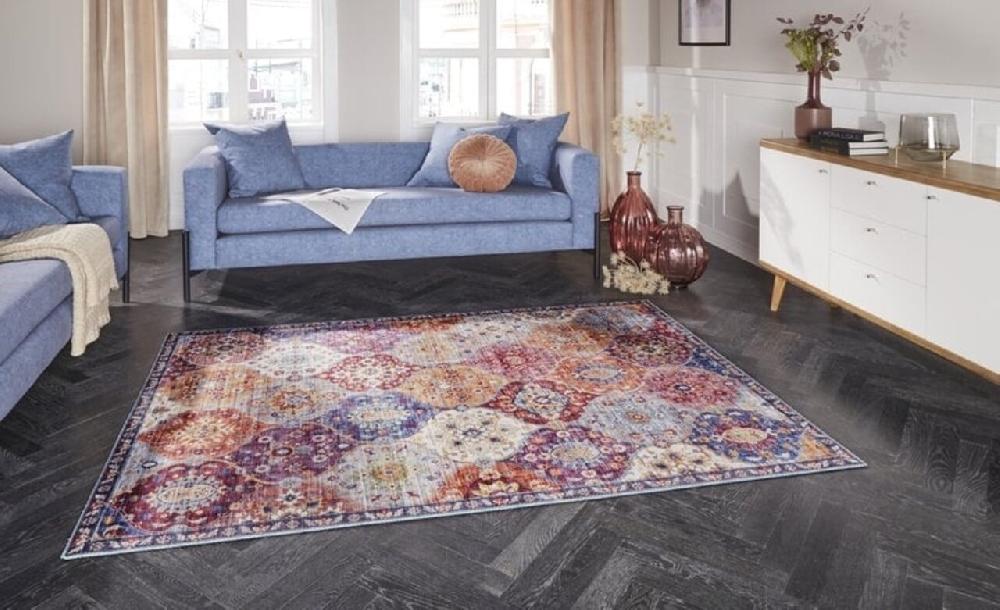 Flycarpets Elle Decoration - Vintage Vloerkleed - Ghom - Klassiek - Multi