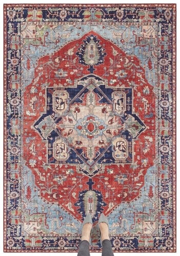 Flycarpets Elle Decoration - Vintage Vloerkleed - Hamadan - Klassiek - Rood