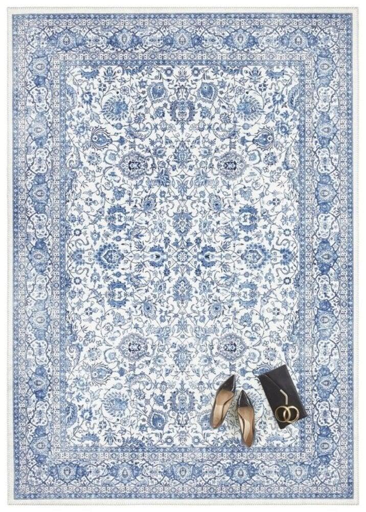 Flycarpets Elle Decoration - Vintage Vloerkleed - Maschad - Klassiek - Sapphire / Blauw