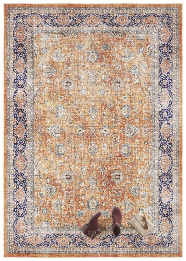 Flycarpets Elle Decoration - Vintage Vloerkleed - Maschad - Klassiek - Geel