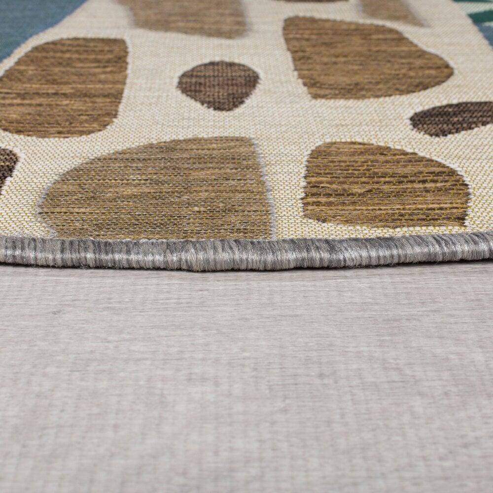Flycarpets Eric Giraffe Outdoor Circle Rug - Speels Safari Avontuur