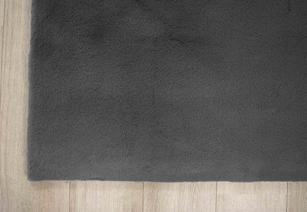 Flycarpets Fluffy Vloerkleed - Effen Hoogpolig Super Zacht - Grijs