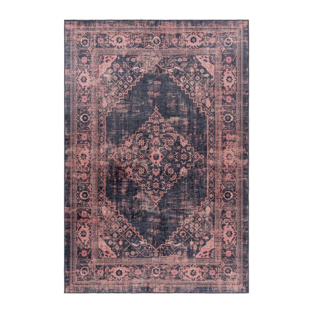 Flycarpets Amira Vintage Rood Vloerkleed - Wasbaar