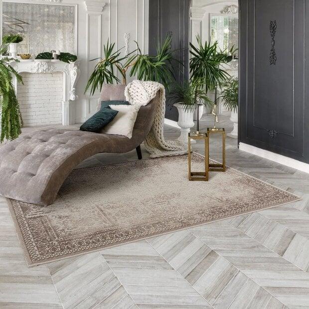 flycarpets Balos Vintage Beige / Bruin vloerkleed