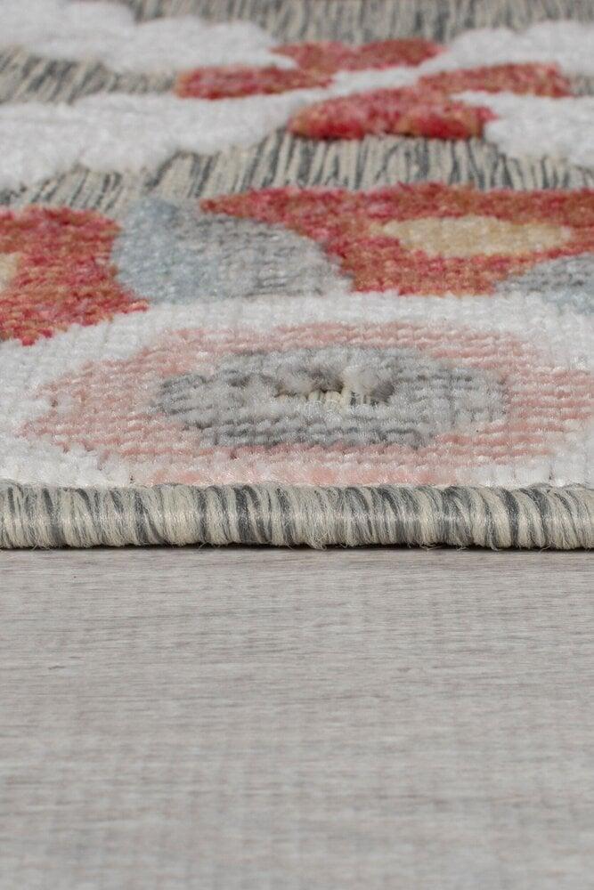 Flycarpets Binnen- En Buitenkleed - Flora Grijs/Multi