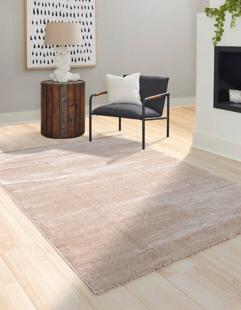 flycarpets Bolana vloerkleed - Effen Modern - Beige
