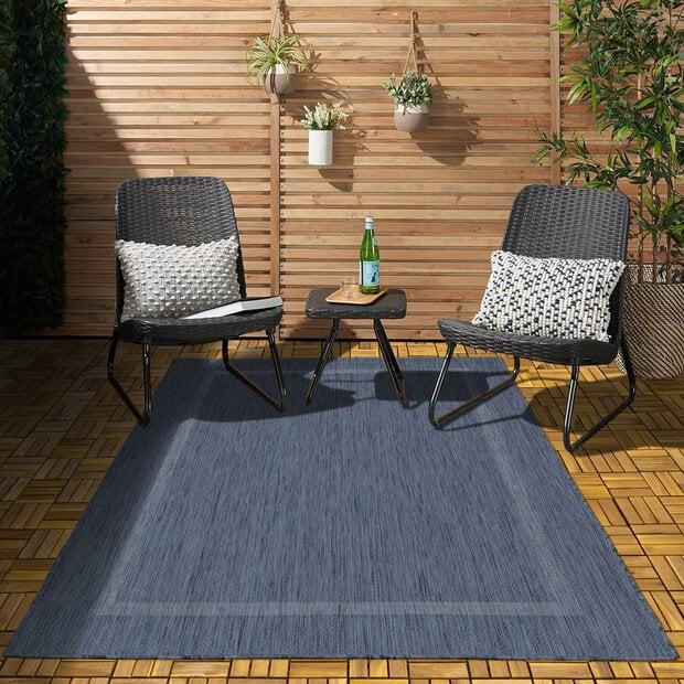 flycarpets Capri Buitenkleed Indoor & Outdoor Blauw