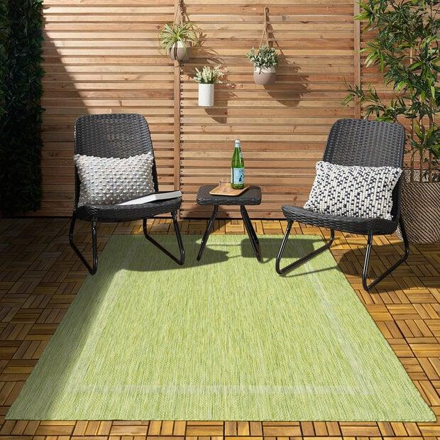 flycarpets Capri Buitenkleed Indoor & Outdoor Groen