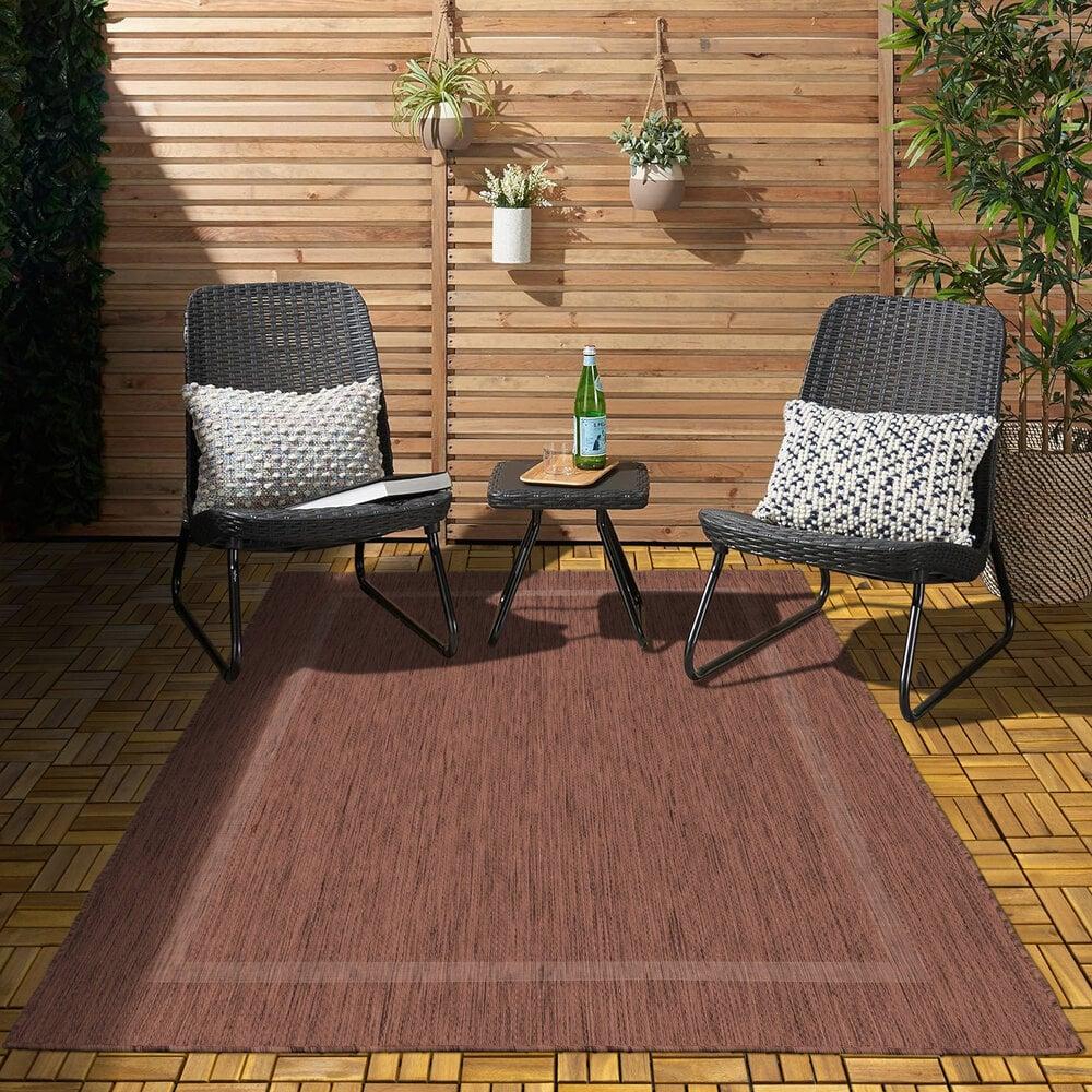 Flycarpets Capri Buitenkleed Indoor & Outdoor Rood