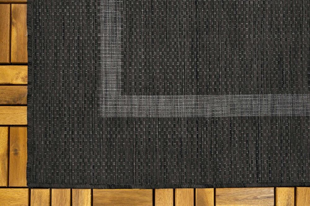 Flycarpets Capri Buitenkleed Indoor & Outdoor Zwart