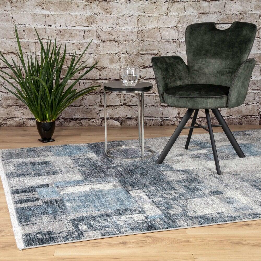 Flycarpets Colonia Modern Grijs/blauw Vloerkleed