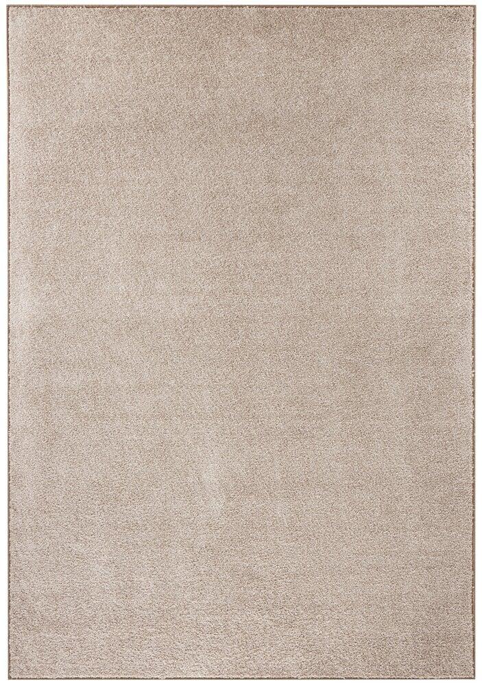 Flycarpets Effen Vloerkleed - Pure Taupe/Crème
