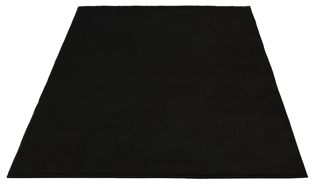 Flycarpets Effen Vloerkleed - Ravenna Zwart