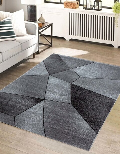 flycarpets Fano Modern Grijs vloerkleed