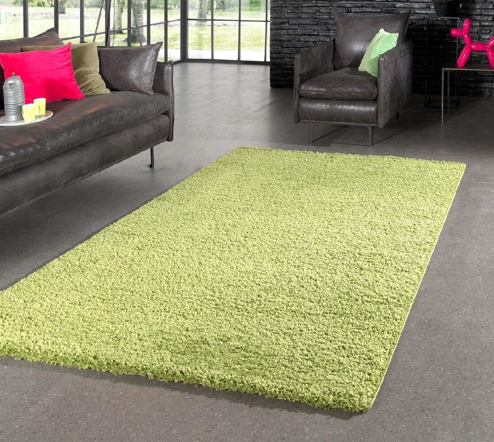 Flycarpets Hoogpolig Vloerkleed - Candy Shaggy Groen