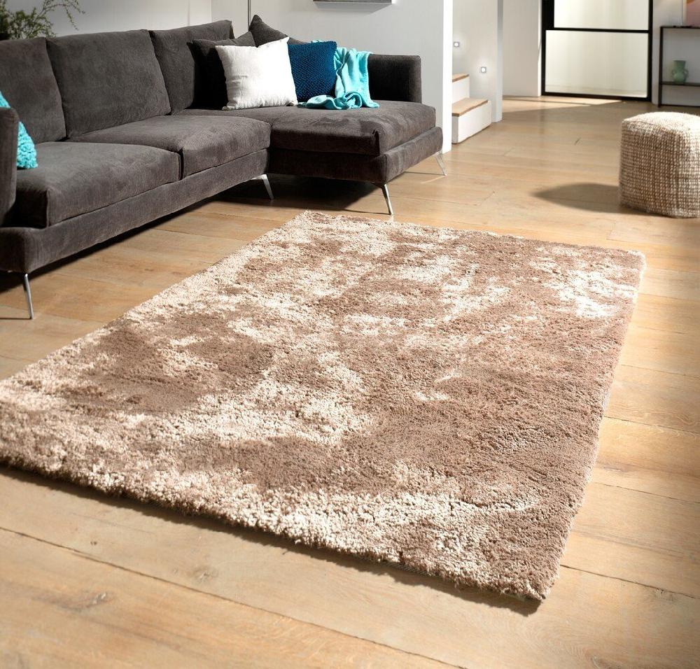 Flycarpets Hoogpolig Vloerkleed - Curacao Taupe