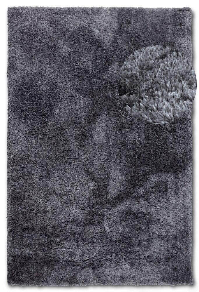Flycarpets Hoogpolig Vloerkleed - Olaf - Shaggy - Grijs