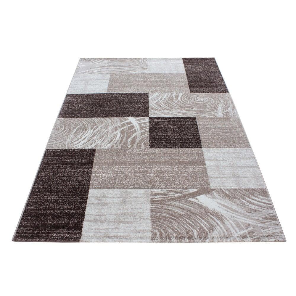 Flycarpets Jaden Modern Bruin Vloerkleed - Laagpolig