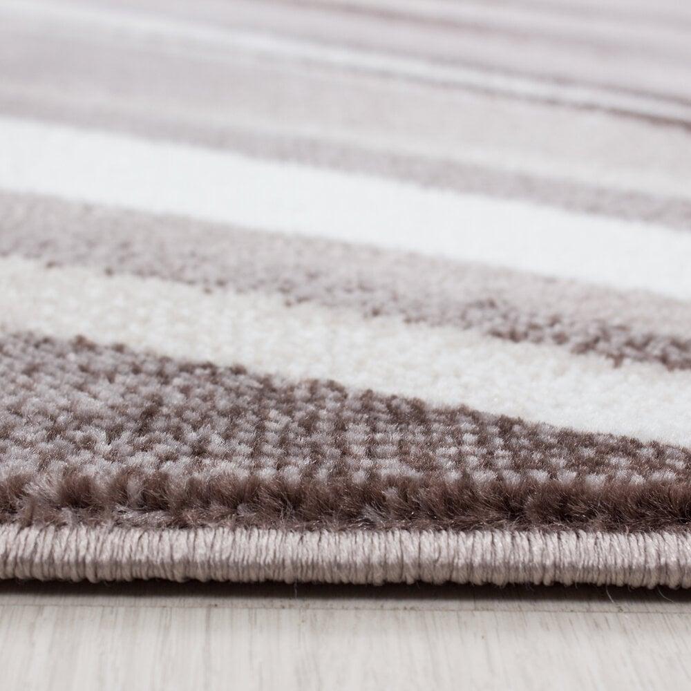 Flycarpets Jaden Modern Bruin Vloerkleed - Laagpolig