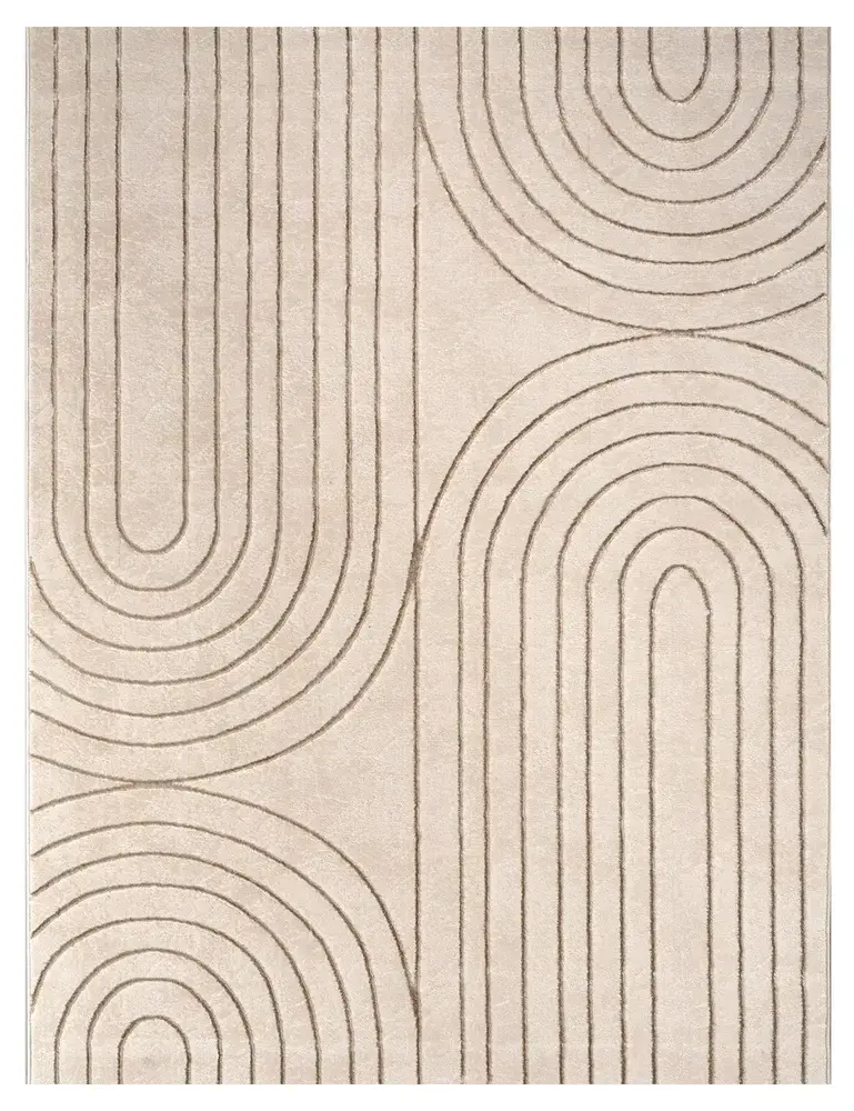 Flycarpets Japandi Vloerkleed – Evora Crème/Beige