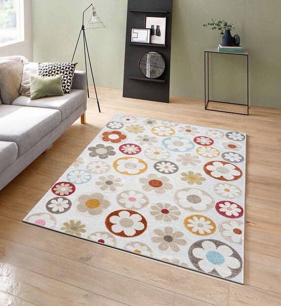 flycarpets Japandi vloerkleed - Serana Kleurrijk