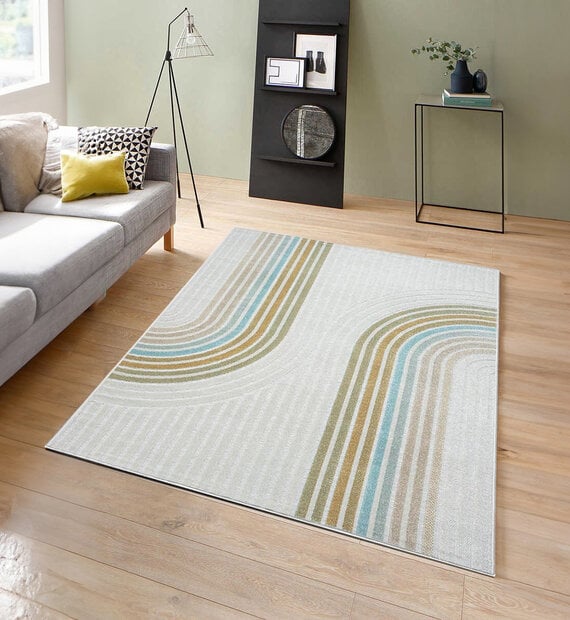 flycarpets Japandi vloerkleed - Serana Kleurrijk