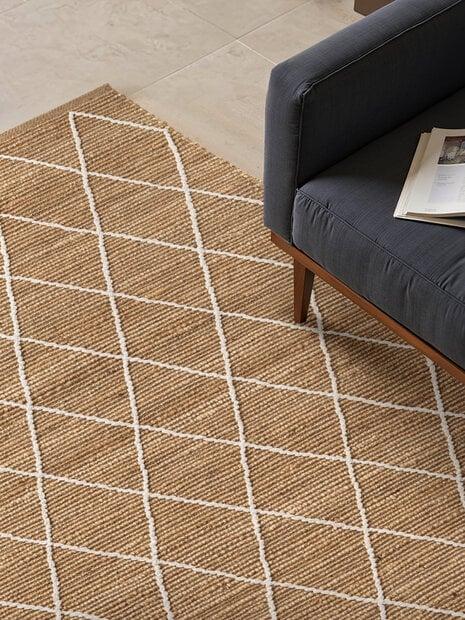 flycarpets Jute vloerkleed - Kunu Naturel