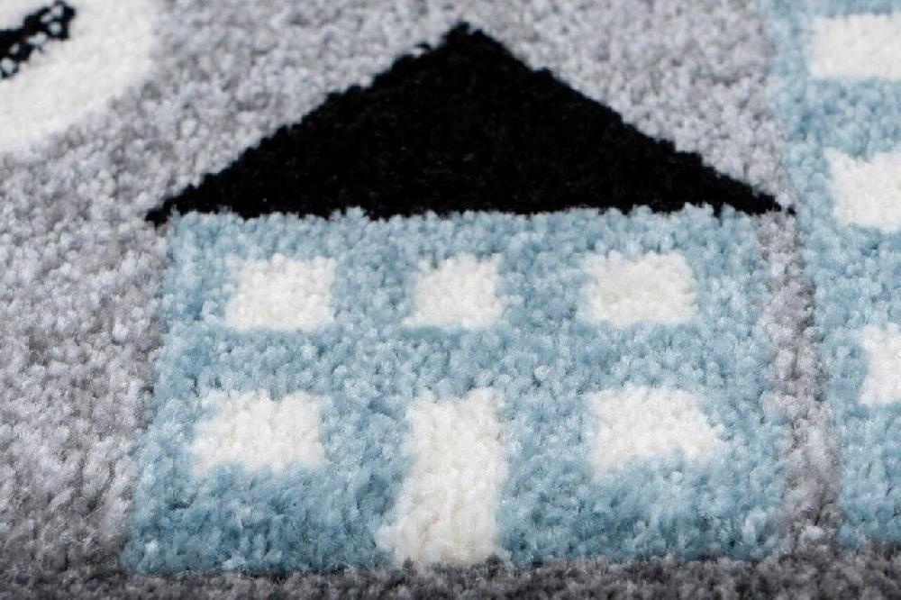 Flycarpets Kids City Grijs Vloerkleed